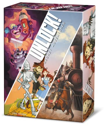 Asmodee - Unlock! Secret Adventures, Escape Room in einem Brettspiel, 1-6 Spieler, 10+ Jahre, italienische Ausgabe