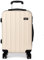 Kono PC Maleta de Viaje en Beige 24 Pulgadas Maleta con Candado de Combinación (Mediana-61L)