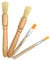 4 Packs Coffee Grinder Brush,YuCool Wooden Cleaning Brush for Grinders and Pasta Makers-2 Size