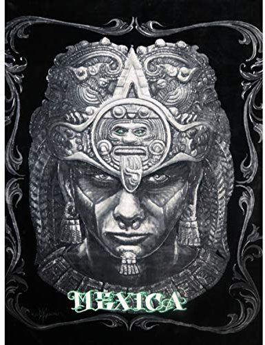 DGA Day of The Dead Azteken-Adler-Krieger, Sonnenkalender, extra dick, weich, Queen Size, Decke – Mexica