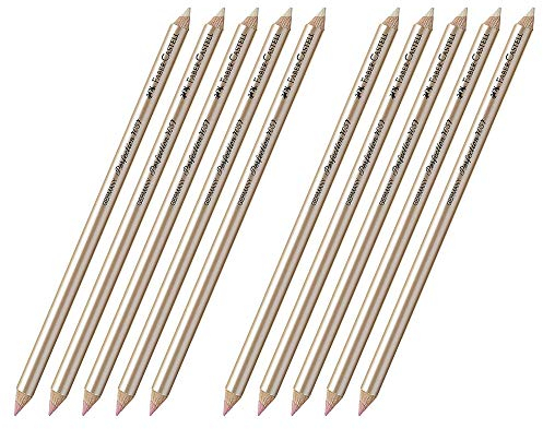 Faber-Castell Radierstift Perfection (10x 7057 | Doppelte Spitze | Weich & Hart)