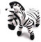 Onwomania Plüschtier Kuscheltier Stoff Tier Zebra Pferd gestreift 24 cm