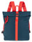 New Rebels Rucksack Damen Tim Fashion small Damenrucksack Mini Handtasche Plane + Schlüsseletui (Dunkelblau 02)