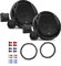 JBL Club 6500C Lautsprecher mit Einbauset passend für Citroen C4 Cactus alle Türen vorne 360 Watt 165mm 2 Wege Kompo Auto KFZ PKW Boxen