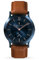 Lilienthal Berlin Chronograph The Classic in Blue Rose Gold – Herrenuhr am hellbraunen Leder-Armband – aus Chirurgenstahl mit einem Quarzuhrwerk & saphirgehärtetem Mineralglas – 37,5 mm