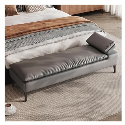 Fensterbank Schlafzimmer Nachttisch Hocker High-End Couch Kleiderbank Lange Bank Garderobe Sofa Wohnzimmer Bettbänke(Grigio)
