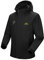 YSENTO Herren Regenjacke Wasserdicht Atmungsaktiv Funktionsjacke Outdoor Windbreaker Wanderjacke Softshelljacken Mäntel mit Kapuze(Schwarz,L)