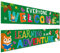 Woodland Welcome Banner Woodland Classroom Decor Friends Classroom Motivational Poster Positive Banner Dekorationen Pinnwand Wanddekoration für Vorschule Grundschule und Mittelschule, 2 Stück