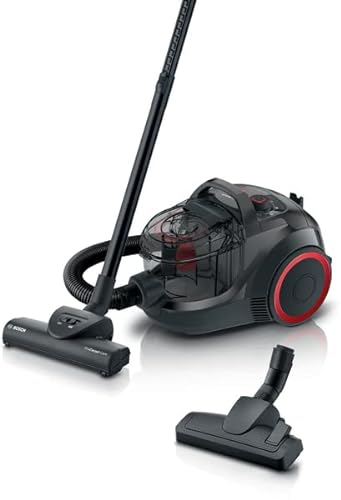 Bosch Série 4 BGC21POW1, Aspirateur sans Sac, Noir