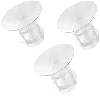 ERYUE Maymom Flange Inserts,3Pcs Brust Milch Pumpe Flansch Einsätze Brust Konverter Praktische Milch Pumpe Ersatz 17Mm 19Mm 21Mm