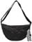 Byjogger Umhängetasche, Halbmondtasche für Damen, Nylon-Halbmondtaschen, Hobos Umhängetasche, tragbare Umhängetaschen für Mädchen, leichte Knödeltasche (Schwarz)