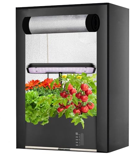 Tenda da coltivazione per aerogarden-idroponica, accessori da giardino per sistema di coltivazione idroponica, blocca l'abbagliamento in eccesso e tiene i tuoi animali domestici lontani dalle piante,