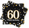 Servietten 60. Geburtstag, 30 Stück Servietten 60 Geburtstag Mann, Deko 60. Geburtstag Mann Frau, Happy Birthday 60 Servietten Tischdekoration, 3-Lagig Geburtstagsdeko Servietten