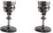 Haztholf 2 x Skulptur Kolben Schädel Totenkopf Skulptur Kopf Statue Büro Haus Tisch Geschenke Halloween