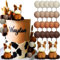 JeVenis Cowboy Tortenaufleger Pferd Tortenaufleger Western Tortenaufleger Cowboy Tortendekorationen Mein erstes Rodeo Tortenaufsatz für Western Cowboy Cowgirl Rodeo Party