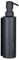 PLUSSEN Seifenspender Duschgelspender Shampoospender, Edelstahl 250 ml (SUS304), Glänzend, zur Wandmontage（15-schwarz）