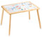 VEVOR Table d'Activités pour Enfants, Table d'Exploration Sensorielle en Bois, Table Multijeux avec Plateau Double Face et Pieds Antidérapants, Intérieure/Extérieure, pour Dessiner et Étudier