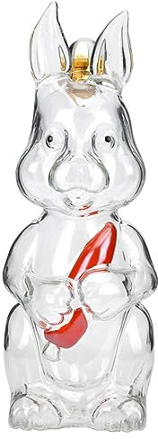 ABOOFAN Flüssigkeitsaufbewahrungsflasche Home Bar Glas Weinglas Einzigartige Form 2 Pint