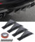Flaconi Auto Heckspoiler,Auto Shark Heckdiffusorflossen,Auto Heckstoßstange Spoiler Diffusor,Haifischflosse Heckspoiler Heck Diffusor,Spoiler Flossenschutzdekoration (Kohlefaser)