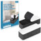 HOMMAND Klettband Selbstklebend Extra Stark, 16 Stück Doppelseitige Klebepads, Klettverschluss Selbstklebendes, Doppelseitiges Klebeband perfekt für Raumdekoration, Haus, Büro, Schwarz, 30mm×100mm