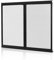 VEVOR Protector de Puerta para Caravana, Rejilla de 622,3 x 508 x 10,6 mm Malla Transpirable Reforzada Protección de Entrada para Caravanas de Aleación de Aluminio para Mascotas, Color Negro