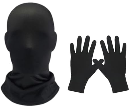 3Pcs the Mask Costume, Halloween Mask, Masks Costume Full Black Mask Full Face Cover, Halloween Masks for Cosplay Halloween Party Costume Drag Party Unisex Men Women