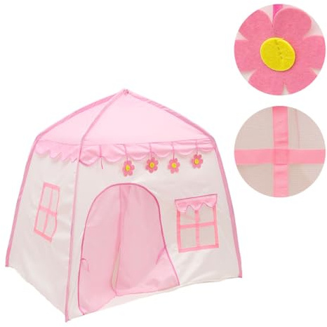 BCOATH Indoor Playhouse Tent for Boys and Cartoon Design Pretend Playroom Space House for Safe Supervised Fun