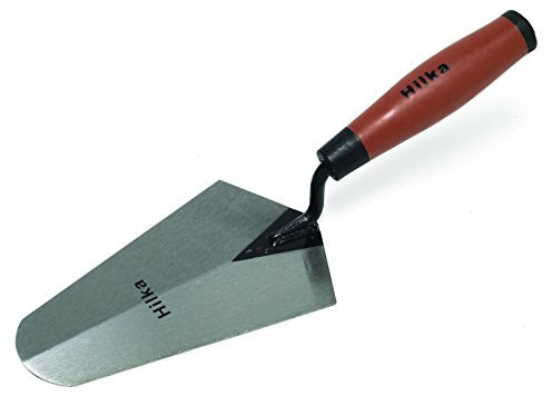 Hilka 66307007 - Cazzuola a punta tonda, con impugnatura morbida, 17,8 cm