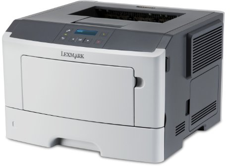 Lexmark MS410DN Farblaserdrucker (1200 DPI, USB 2.0) Graphit/weiß