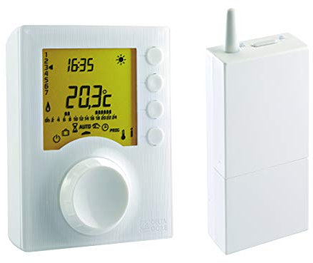 Delta Dore TYBOX 437 6053027 Thermostat programmable avec 2 niveaux de consigne pour climatisation