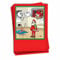 NobleWorks - 12 lustige Weihnachtskarten für Erwachsene – Cartoon Xmas Humor, Holiday Boxed Grußkarten (1 Design, 12 Karten) – Santa Yoga B1842