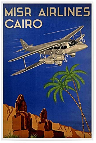 artboxONE Poster 30x20 cm Reise Egypt Poster Vintage Travel Art Print - Bild Egypt Poster Vintage Travel Art Print