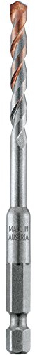 Alpen 25300500100 Hartmetall-Dachziegelbohrer Gewerbepack mit Aufhänger, 5,0 mm, 6-kant