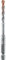 Alpen 25300500100 Hartmetall-Dachziegelbohrer Gewerbepack mit Aufhänger, 5,0 mm, 6-kant
