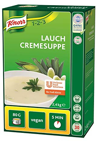 Knorr Lauch Cremesuppe Trockenmischung (mit feinen Lauchstücken) 1er Pack (1 x 2,4 kg