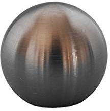 Aufsteckkugel für Rund Ø 10 mm Kugel rund Endstück Rohrende Edelstahl V2A Handlauf Geländer
