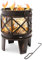 HEAT Outdoor Living Feuerkorb Firecask - Feuerkorb für den Garten - Feuerstelle Outdoor & Feuertonne - Feuerschalen für den Garten aus Lackierter Stahl - 42x42x53cm Schwarz