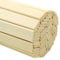 Worown Lot de 120 bâtons de bambou naturel solides de 40 cm, bâtons en bois, extra longs pour projets d'artisanat, 400 mm x 10 mm x 2 mm