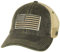 7.62 Design Patriotischer Vintage-Trucker-Mütze. - Schwarz - Einheitsgröße