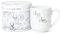 Me to You Ceramic AGM01044 Tatty Teddy 'Love you To The Moon & Back' Mug In a Gift Box - Official Collection, Blue,grey,silver