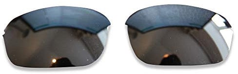 POLARLENS Polarised Replacement Lenses for Oakley Half Wire 2.0 - Compatible with Oakley Half Wire 2.0 Sunglasses (Black)