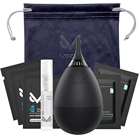 VSGO VS-A1E Kit de nettoyage professionnel pour appareils photo reflex numériques Canon, Nikon, Pentax, Sony