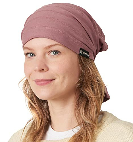 CHARM Cappello Turbante Berretto Cotone - Copricapo Chemio Sciarpa Capelli Donna