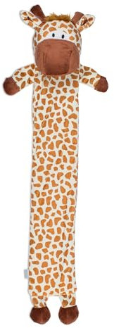 LIVIVO 2L Large Hot Water Bottle with Giraffe Animal Cover – Microfibre Fleece Design Hot Water Bag for Winter Warmth, Pain & Stress Relief – Removable Washable Sleeve and Leakproof Screw Cap