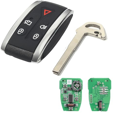 433MHZ 5 Buttons Jaguar XF XE XK XKR XKR J-ag Key Range Rover Evoque Key Fob Fccid number:KR55WK49244