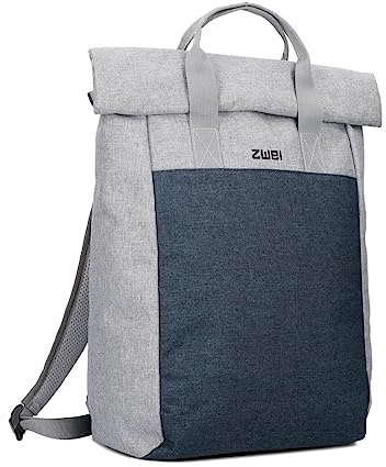 Zwei Rolltop-Rucksack Benno BE260 wasserabweisender Laptop-Rucksack 16/18 L robustes Material viele Fächer + Schlüsselband + Flaschenhalter, perfekt für Freizeit, Uni, Büro, zeitloses Design