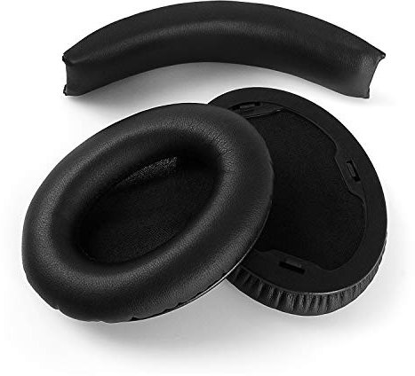 VKMKV Nero Auricolari di Ricambio Cuscinetti Auricolari in Schiuma Cuscino Coppe Copertura for Beats By Dr Dre Studio 1.0 Auricolare Parti di Riparazione della Cuffia
