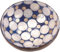 GURU SHOP Bol décoratif en noix de coco Bleu 5 x 14 x 14 cm