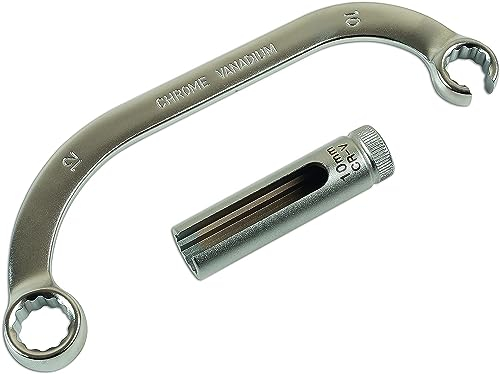 Satra Llave y vaso especial para actuador de turbo VAG llave 10-12 mm y vaso 10 mm para carraca de 1/4 Pack 2 piezas