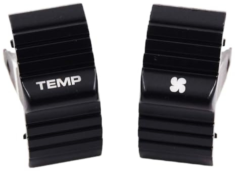 CANJPTON 1 Paar Klimabedienteil Schalter Knopf HVAC A/C Taste Set Kompatibel mit Porsche 911 997 987 Boxster Cayman